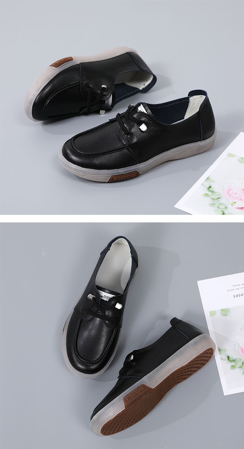 Talpă elastică cu talpă moale, pantofi albi mici și confortabili, pantofi sport casual_voghion.com