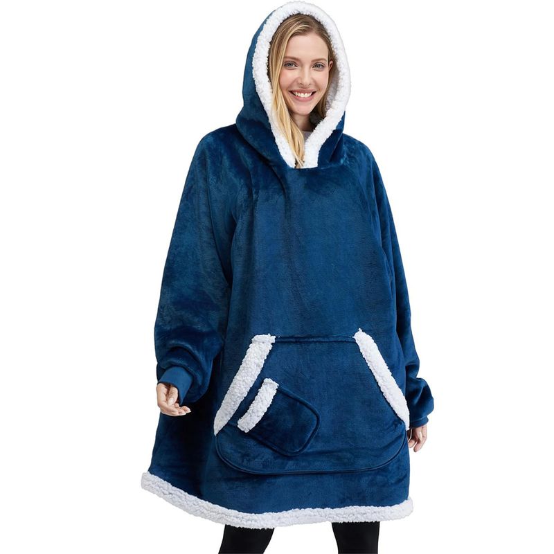 Herbst und Winter Fleece verdickt bequeme Pyjamas warme Loungewear_voghion.com