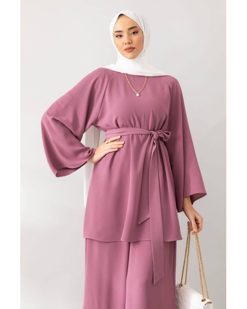 Women's Long Sleeved Trousers Two Piece Suit Elegant Daily Commuting Suit_voghion.com