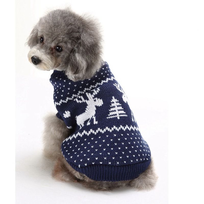 Weihnachten Halloween Teddy Hundekleidung Herbst Winter Haustier Pullover_voghion.com