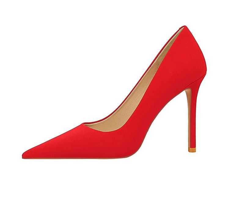 Super high heels frauen schuhe schlanke ferse flach mund spitz einfache high heels_voghion.com
