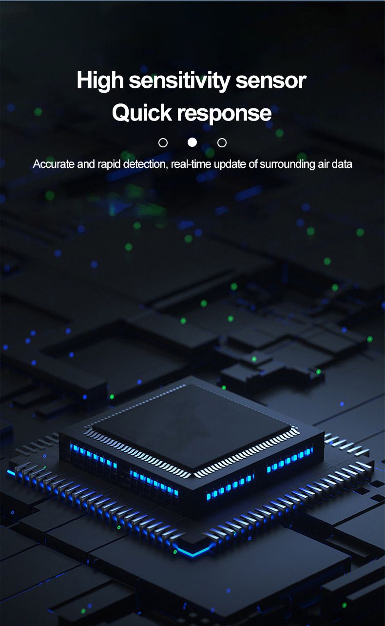 Portable Carbon Monoxide Detector, Temperature And Humidity, Long Battery Life, CO Alarm, Flashlight, Four In One, Long Battery Life_voghion.com