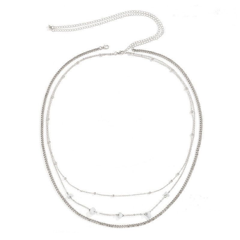 New Metal Waist Chain For Women, High-End Body Multi-Layer Chain, Niche Accessory Belt_voghion.com
