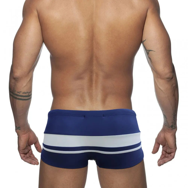 MERCURY UXH Sexy Costume da bagno Uomo Boxer Pantaloncini da bagno a righe Costume da bagno Uomo Pantaloni da spiaggia Estate Surf Balneazione_voghion.com