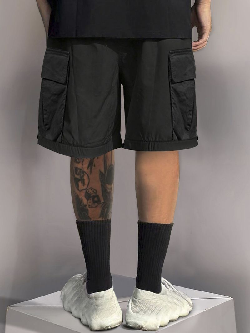 Abbigliamento da uomo, pantaloncini da lavoro da uomo, estivi, larghi, casual, alla moda, sportivi 8389_voghion.com