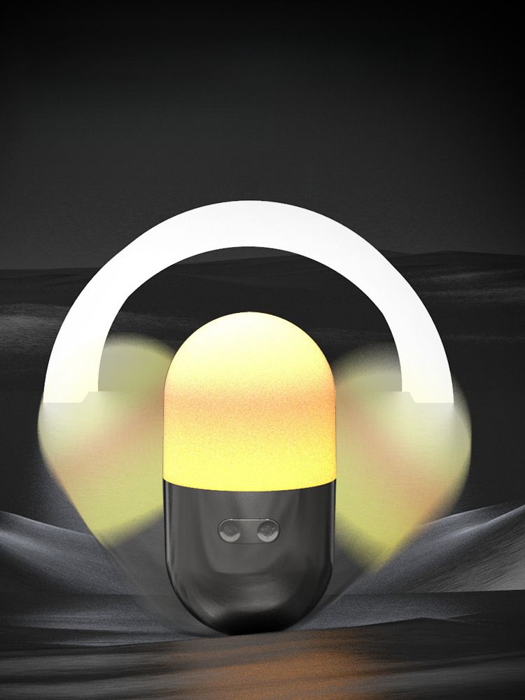 Einfaches Gaszelt mit LED-Camping-Funktion, wiederaufladbar, tragbar, RGB-Nachtlicht, kreativ_voghion.com