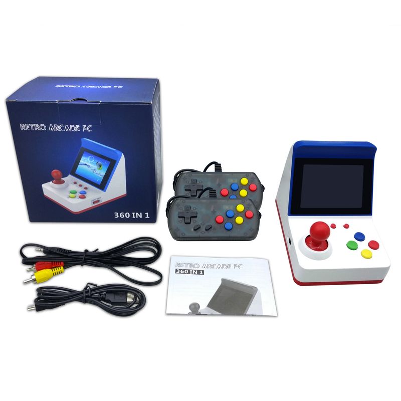 A6 mini 360IN1FC spillearcade med indbygget 360 dual controller Retro håndholdt_voghion.com