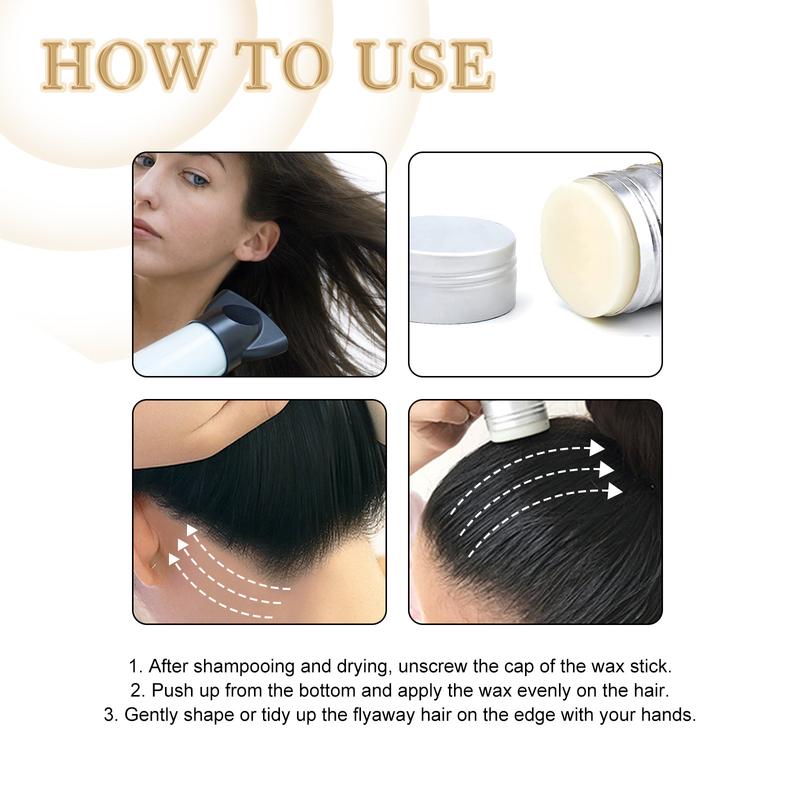 stick Bellissimo per uno styling duraturo, anti irritabilità, cura dei capelli spezzati, lucentezza naturale, styling solido_voghion.com