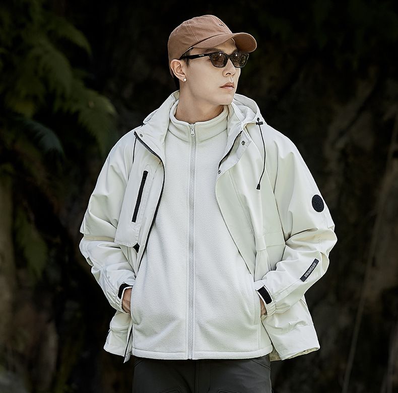 Women's 3-in-1 Waterproof Windproof Jacket With Detachable Fleece Liner For Hiking Skiing Outdoor Activities_voghion.com