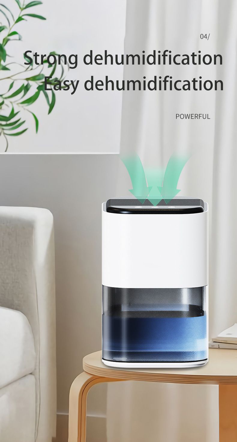 Déshumidificateur domestique, petit déshumidificateur de salle de bain, mini absorbeur pour chambre à coucher, déshumidification intérieure_voghion.com