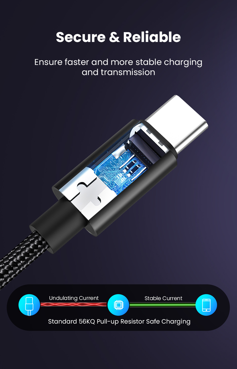 PD 60W USB Type C til USB C-kabel for Samsung Huawei Xiaomi QuickCharge mobillader 5A hurtiglading datakabel_voghion.com