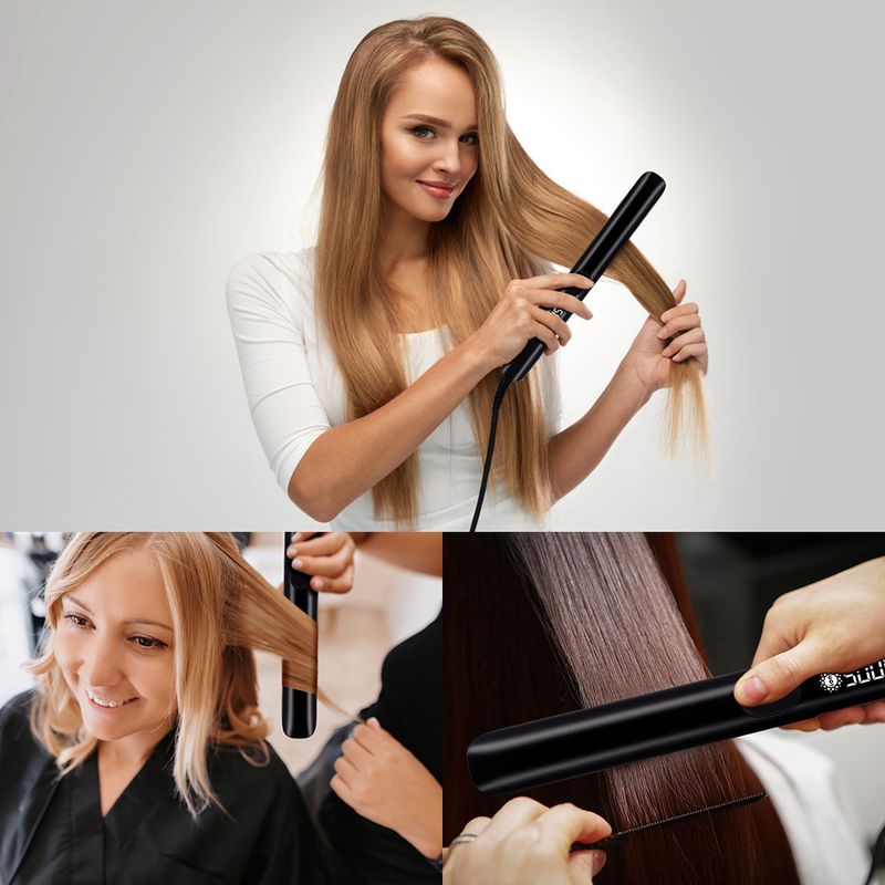 Hair Curler Straight Dual Purpose Electric Plywood Household Curling Iron Negative Ion High Temperature Hair Straightener Vibration Straightener_voghion.com
