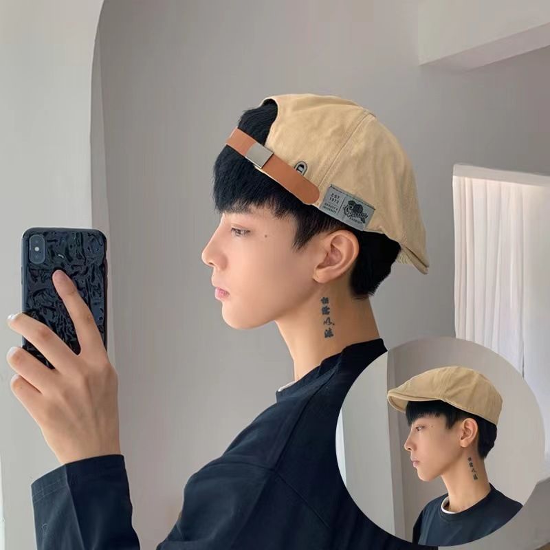 Cappello antivento unisex alla moda, tinta unita, dolce, fresco, stile INS, semplice e di alta qualità, berretto personalizzato_voghion.com