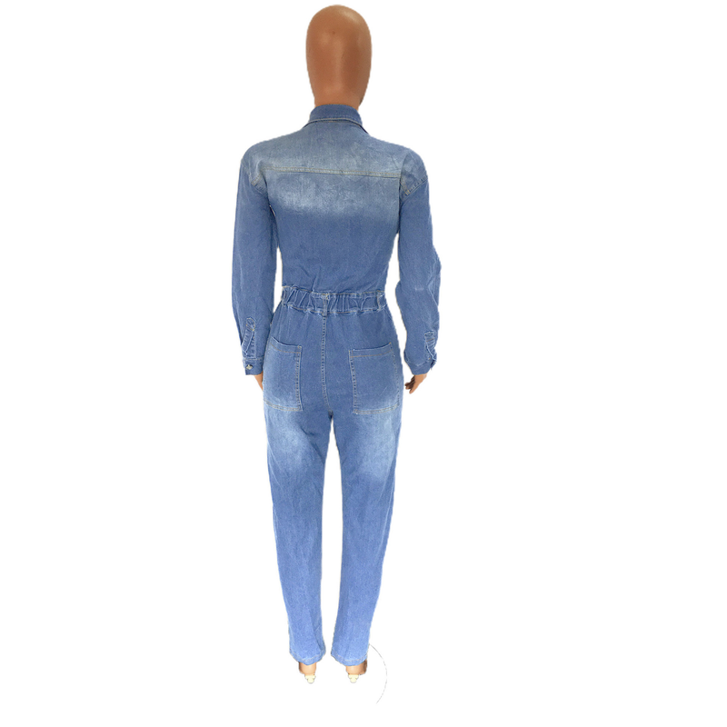 Damemode vask denim jumpsuit_voghion.com