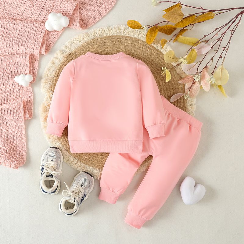 2024 Abbigliamento per bambini e neonati, stile sportivo casual, asciugamano, ricamo, felpa con cappuccio, pantaloni, set_voghion.com