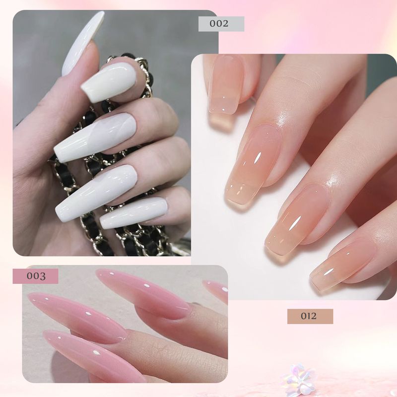 15ml 12-Piece Mold Brush Nail Extension Set Crystal Gel_voghion.com