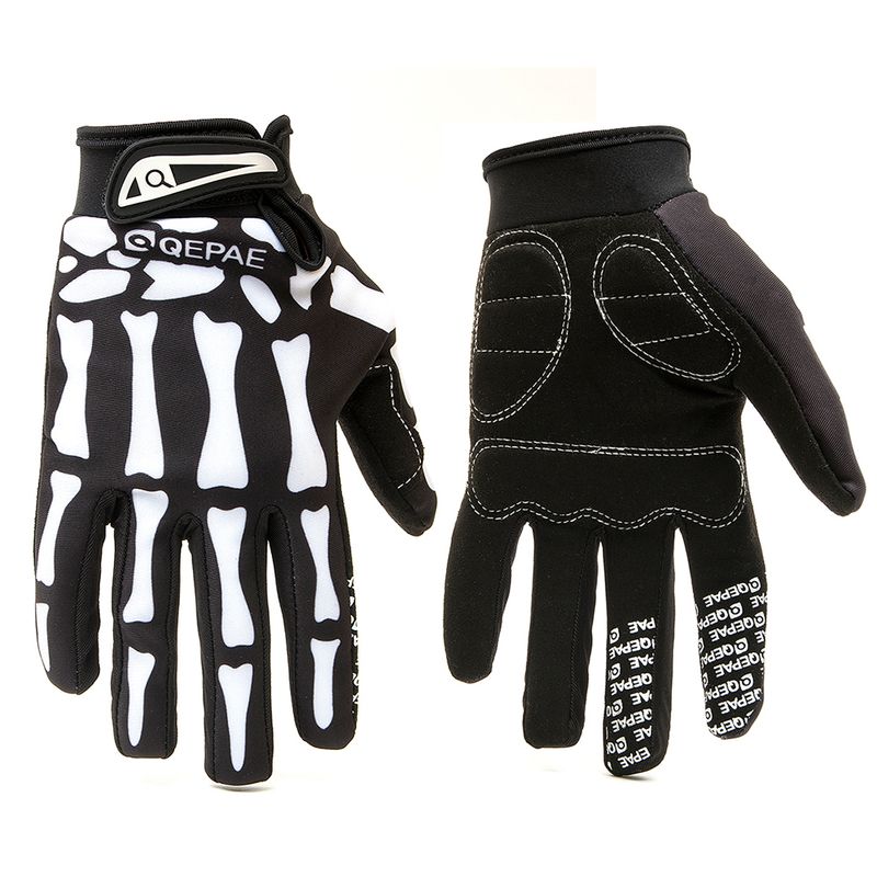 SchädelVollFingerKnöchelHandschuhAntislipFäustlingeMotorradRadfahrenWinterWarmFäustlingUnisexSportHandschuheFahrradAusrüstung_voghion.com