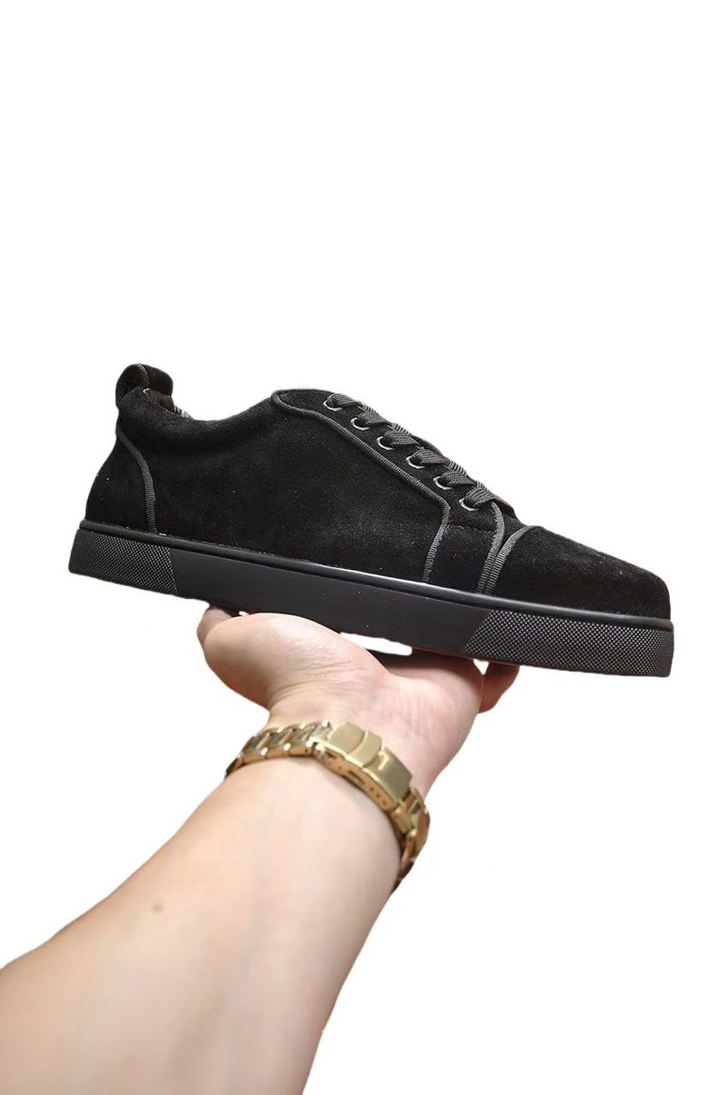 Leather low-top casual comfortable breathable shoes go with everything_voghion.com