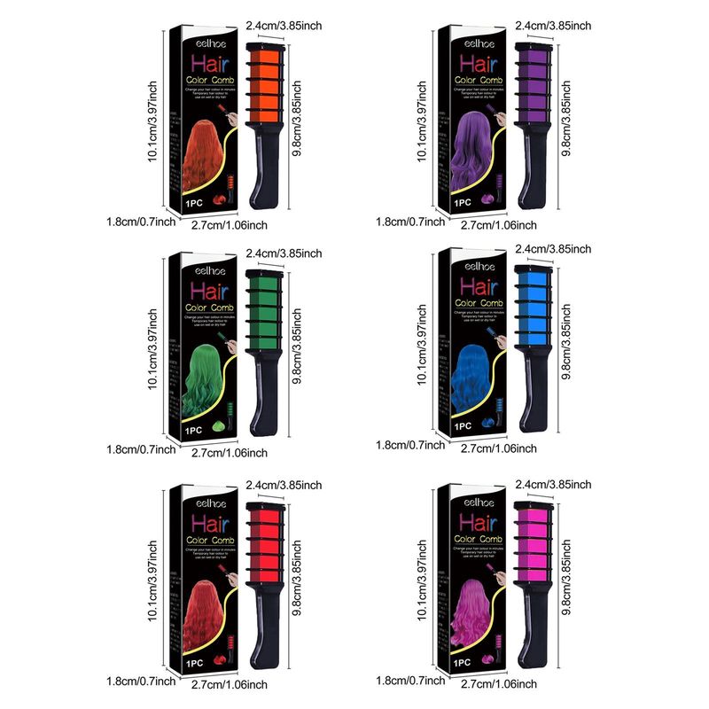 Peine temporal para el cabello, fácil cambio de color del cabello, masaje del cuero cabelludo, peine para el cabello_voghion.com