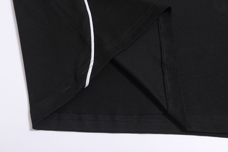 Camiseta de manga corta con letras americanas para hombre, diseño hip-hop de verano, estilo urbano, ideal para el día a día._voghion.com