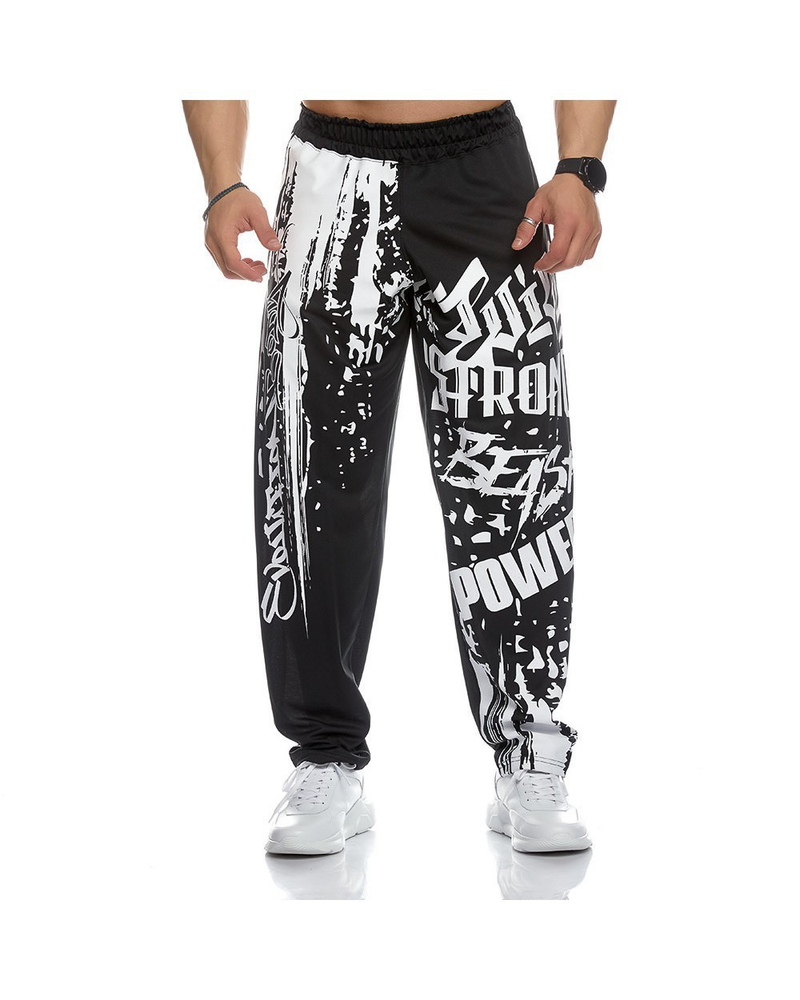 Pantalon long imprimé pour homme, décontracté, à séchage rapide, coupe ample, pour l'été et l'automne_voghion.com