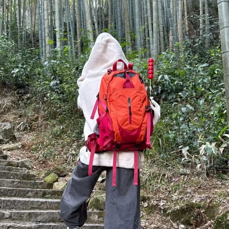 Shanqi Leichter Outdoor-Wanderrucksack für Herren und Damen, Reiserucksack mit großer Kapazität für Bergsteigen und Trekking_voghion.com