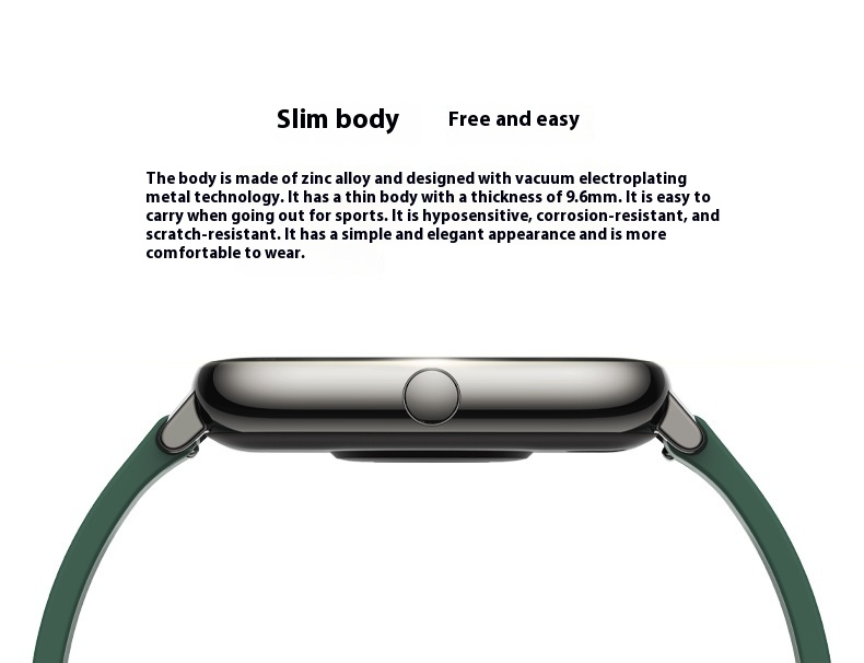 Orologio sportivo intelligente - Dotato di monitoraggio della frequenza cardiaca, impermeabile IP67, durata della batteria di 30 giorni (borsa da braccio gratuita)_voghion.com