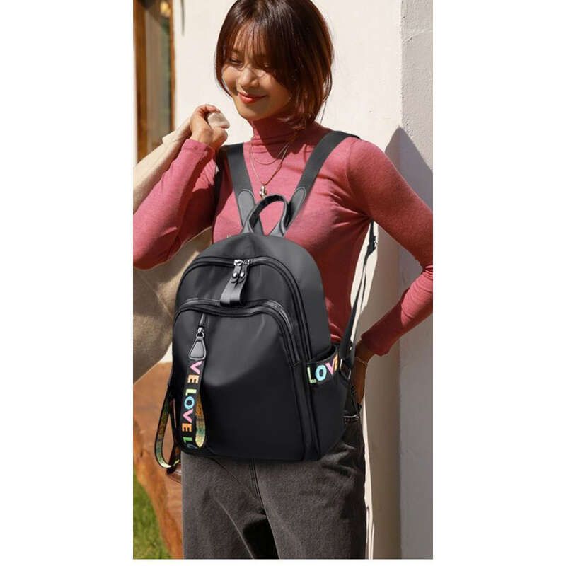 Versión de tela Oxford de la tendencia de gran capacidad y moda para estudiantes, ligera y de tamaño pequeño._voghion.com