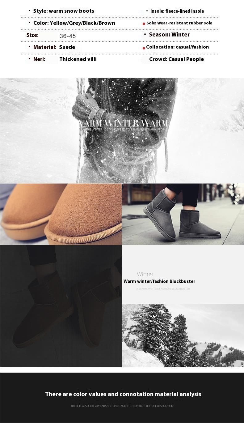 Pupazzi di neve invernali, in pile spesso, pane caldo, scarpe, pelliccia e pelle integrate, adatti alle coppie nella Cina nord-orientale._voghion.com