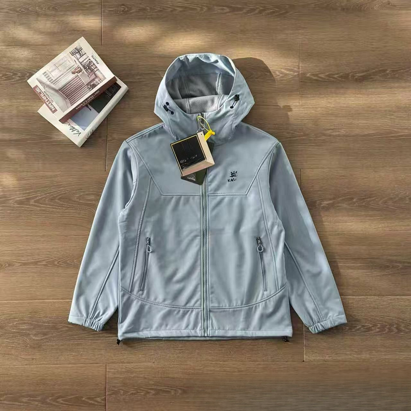 KAILAS Autumn Soft Shell Jacket With Fleece, Outdoor Breathable Waterproof Windproof Coat, Unisex_voghion.com