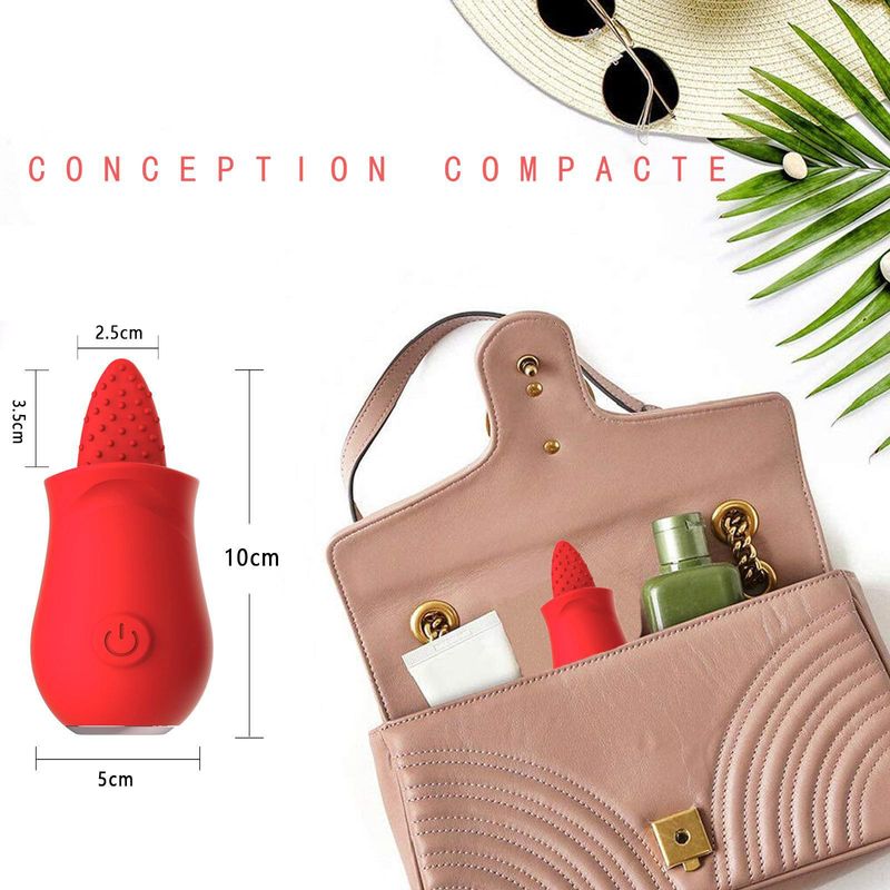 Tina 1 Generation Second Tide Female Masturbation Tongue Licking Vibrator Honey Tongue Vibrator Adult Sex Toys_voghion.com