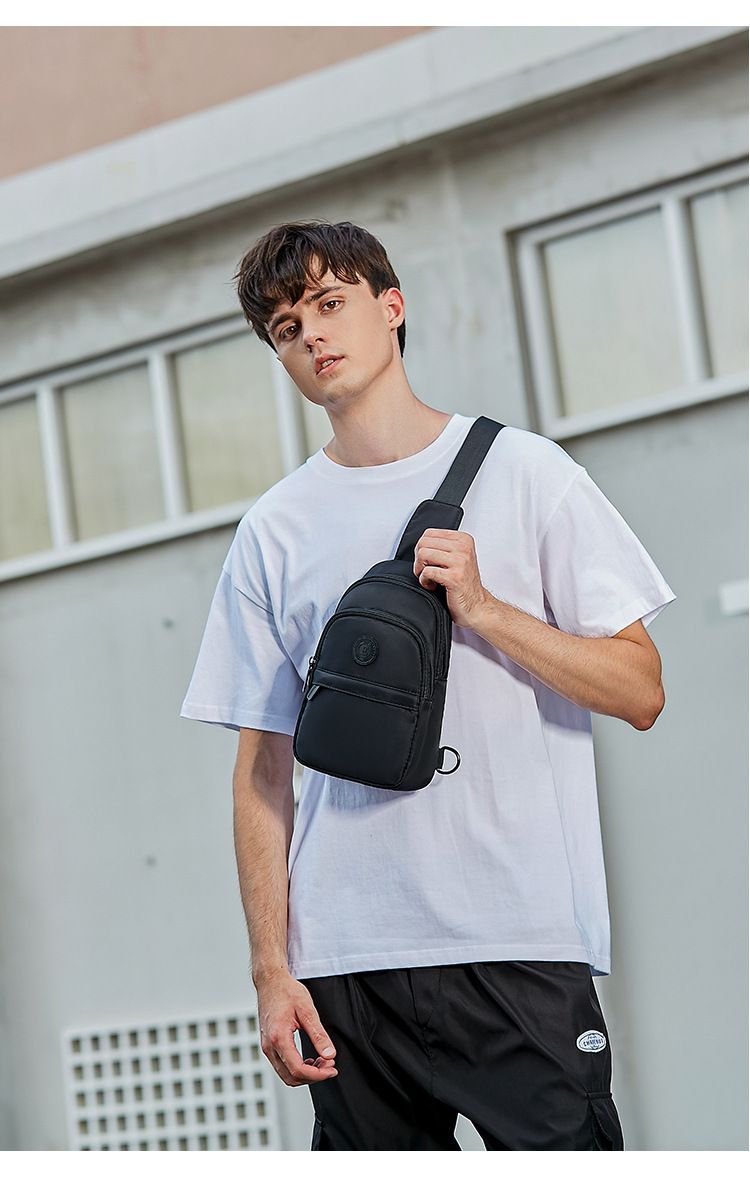 Sac à bandoulière pour homme, nouveau petit sac à bandoulière pour homme, sac à dos tendance, sac à bandoulière unique, sac à bandoulière d'été, poitrine_voghion.com