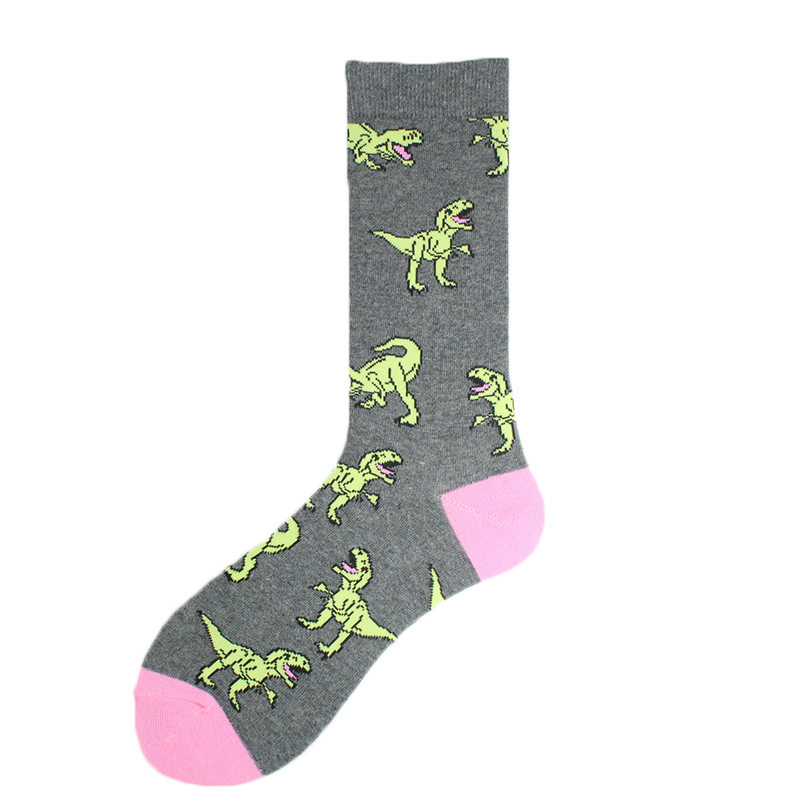 Eksplosiv til mænd og kvinder Harajuku modetrend Kreativ sjov Unisex bomuld mellemlange sokker_voghion.com