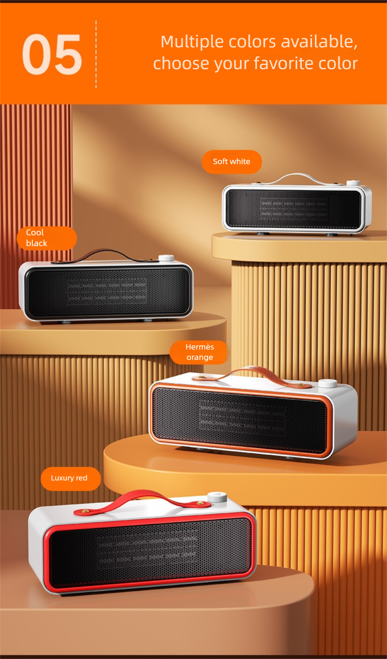 Calentador pequeño de escritorio para oficina, compacto para pies y manos, ideal para estudio y uso doméstico, dispositivo mágico portátil con calefacción de cerámica, enchufe UE/EE. UU._voghion.com
