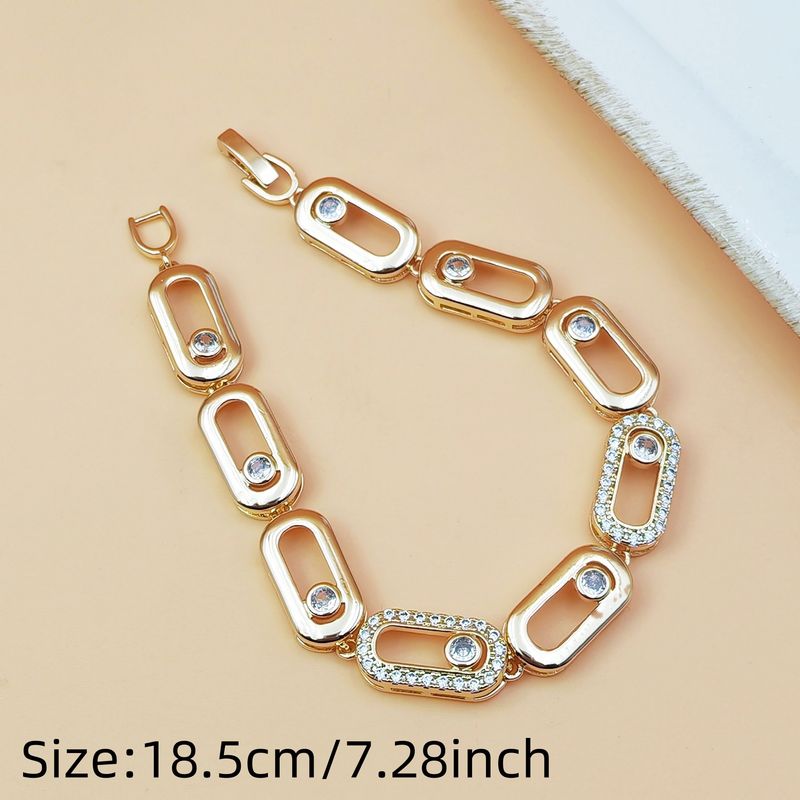 Personality Minimalist Style Geometric Circle Bracelet Niche Design High End Smart Transfer Bead Bracelet_voghion.com