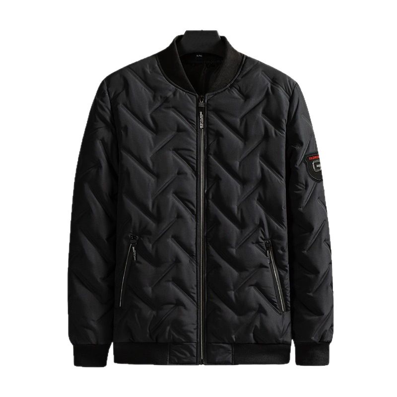 Autumn Winter New Men's Cotton Coat Korean Style Trendy Short Baseball Collar Lightweight Puffer Jacket Men_voghion.com
