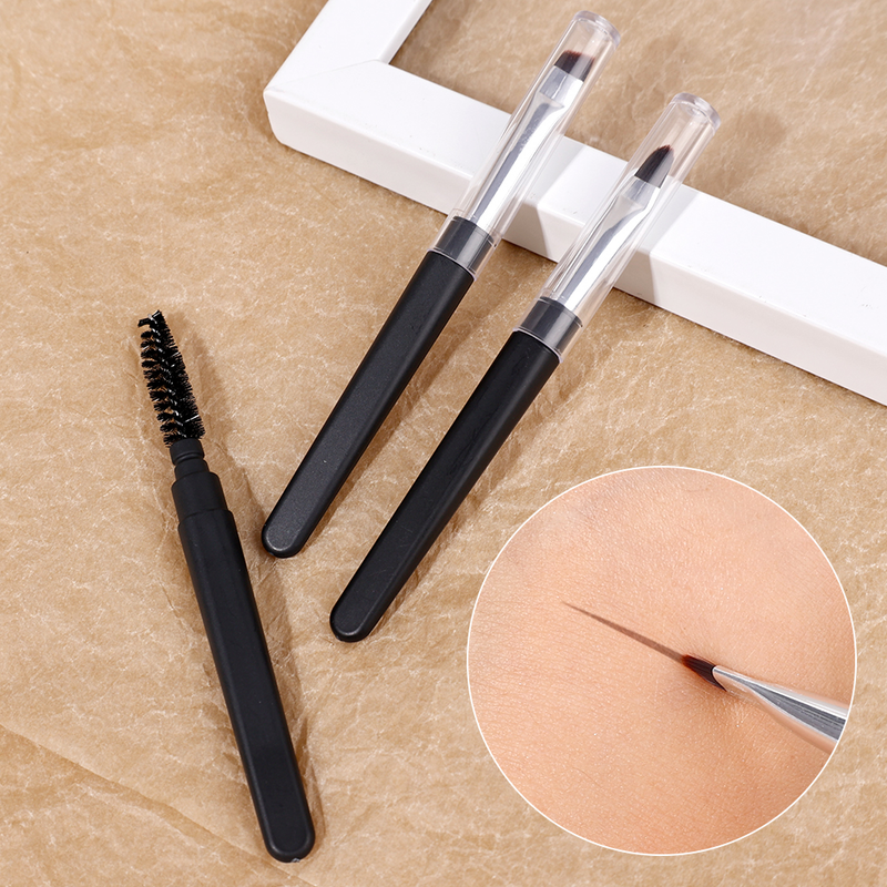 Silikon-Lidschattenpinsel, Make-up-Pinsel, Eyeliner-Pinsel, tragbar, einfarbig, Eyeliner-Pinsel, Kontur-Make-up-Pinsel-Werkzeug_voghion.com