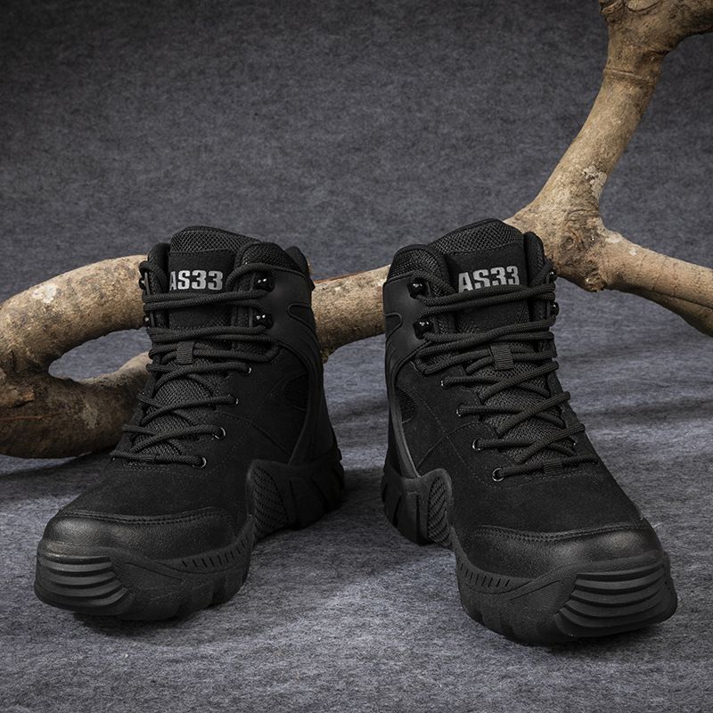 Le scarpe da uomo sono resistenti, traspiranti, adatte per il campeggio all'aperto, il campeggio, l'escursionismo, gli stivali tattici, le scarpe da trekking_voghion.com