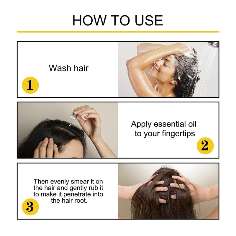 Wachstum 30 ml Ingwer für Männer Frauen Anti-Haarausfall Hydratisiert dichte Reparatur Wurzeln Kopfhautbehandlung Massage Essentials_voghion.com