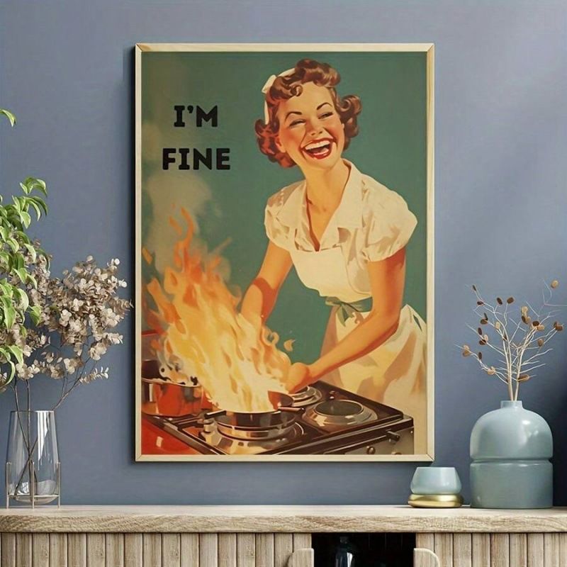 Framed Canvas Wall Art Living Room Print Decorative Poster Hanging Painting With Frame_voghion.com