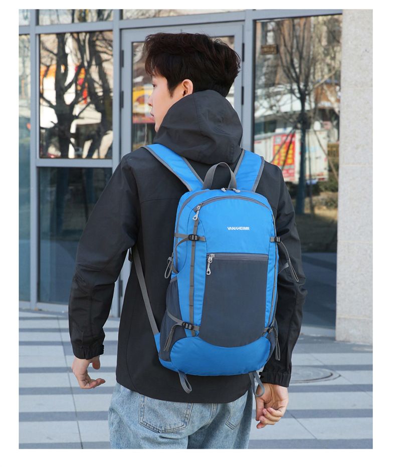 Sac à dos d'alpinisme léger et multifonctionnel, pliable et anti-éclaboussures, pour l'extérieur et la journée_voghion.com