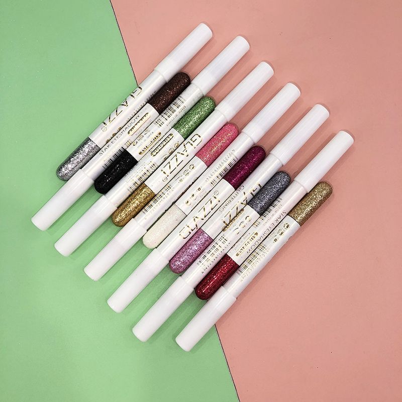 GLAZZI Aegyo-sal Perlglanz-Farb-Make-up 12 Farben Eyeliner Lidschattenstift_voghion.com