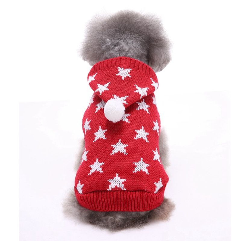 Weihnachten Halloween Teddy Hundekleidung Herbst Winter Haustier Pullover_voghion.com