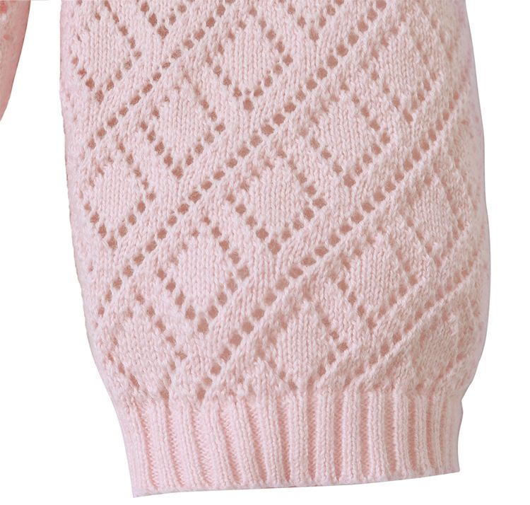 2021 Dünne Kinderkleidung Bestickter Hohlbaumwoll-Kinderpullover Europäischer und amerikanischer Außenhandel Mädchen Strickjacke_voghion.com