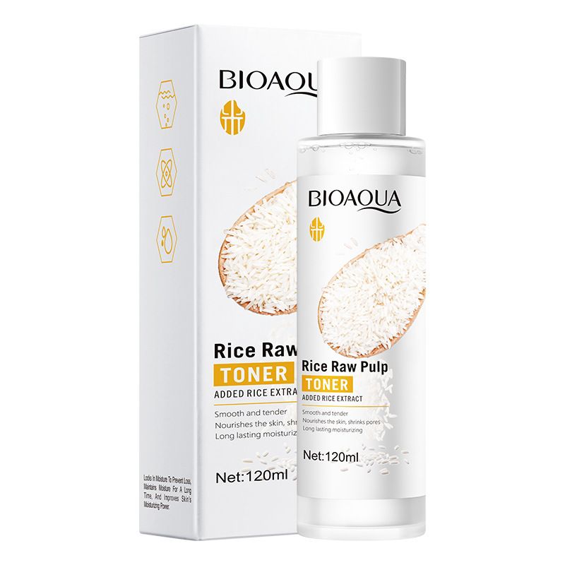 Full English Skincare Set BIOAOUA Rice Pulp Series Six-Piece Box_voghion.com