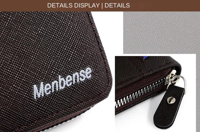 Nova carteira masculina curta estilo coreano com zíper, bolso para moedas, porta-cartões, bolsa de festa para homens, porta-cartões de crédito, carteira RFID_voghion.com