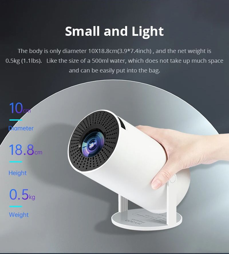 Esperienza di gioco e intrattenimento definitiva: proiettore intelligente 4K A20 - Home theater portatile per giochi e film AAA_voghion.com