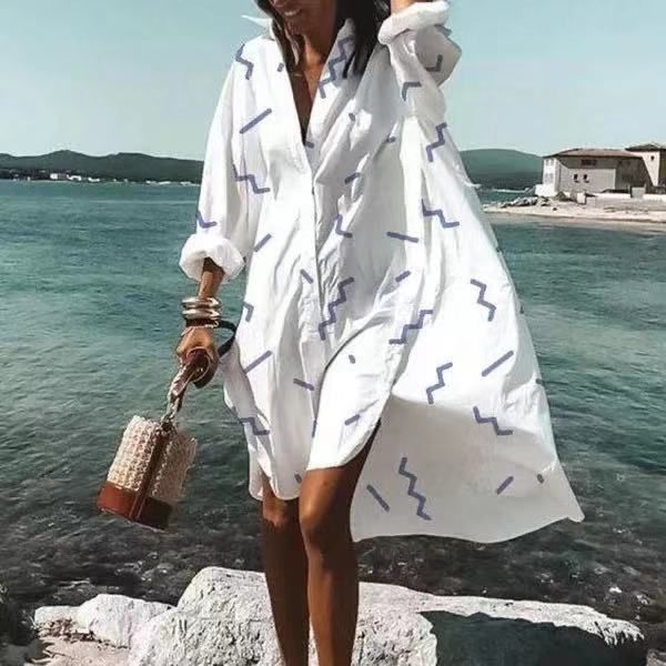 women's clothing hot-selling summer fashion temperament hot-selling shirt dress_voghion.com