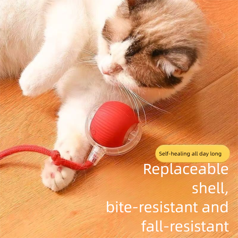 Self-Entertaining Pet Automatic Intelligent Obstacle Avoidance Gravity Rolling Ball Yo-Yo Teasing Dog Cat Toy_voghion.com