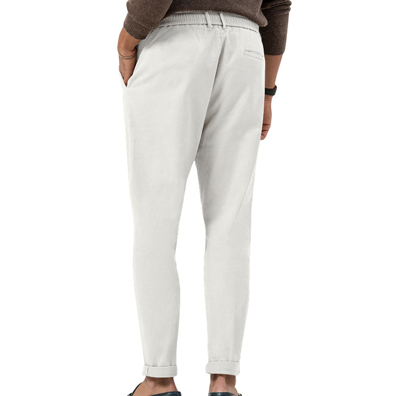 2023 Plus Size Men Trendy Business Casual Long Spring Autumn New Straight Solid Color Dress Pants Men's Clothing_voghion.com